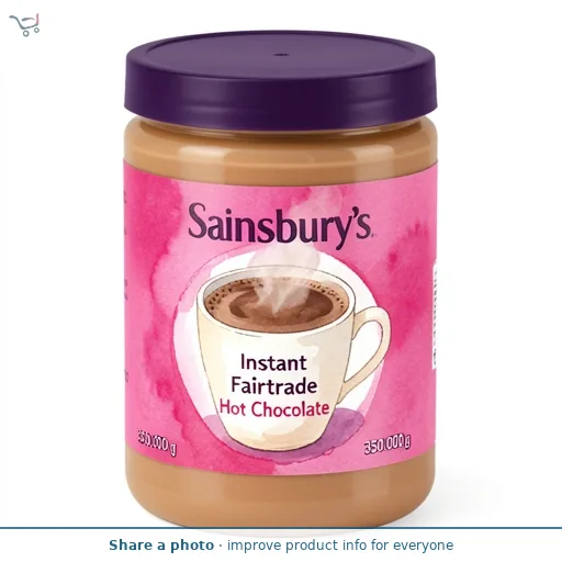 Sainsbury's Instant Fairtrade Hot Chocolate 350g