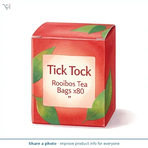 Tick Tock Rooibos Tea Bags x80