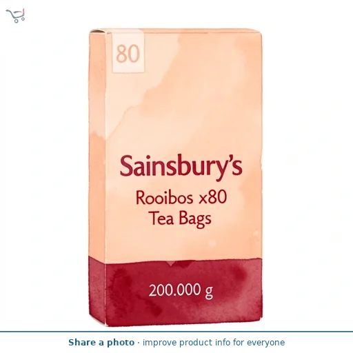 Sainsbury's Rooibos x80 Tea Bags 200g