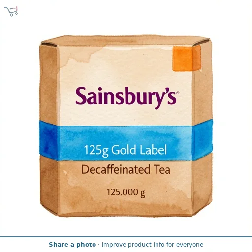 Sainsbury's 125g Gold Label Decaffeinated Tea