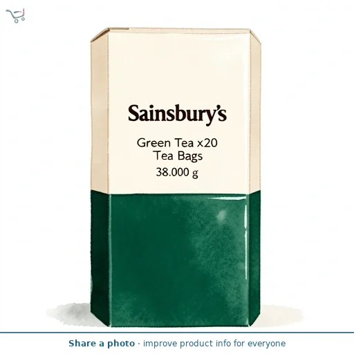 Sainsbury's Green Tea x20 Tea Bags 38g