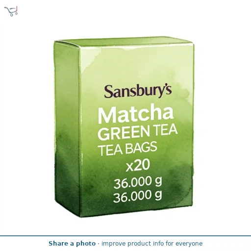 Sainsbury's Matcha Green Tea Bags x20 36g