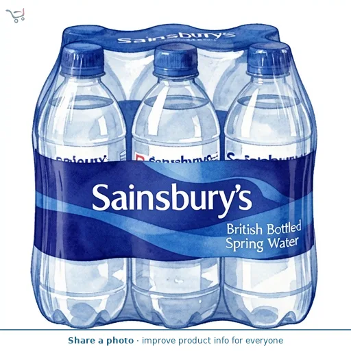 Sainsbury's British Bottled Spring Water 12x500ml