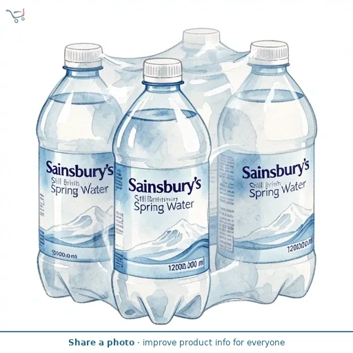 Sainsbury's Still British Spring Water 6 x 2L