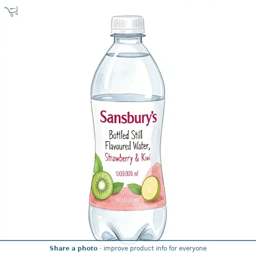 Sainsbury's Bottled Still Flavoured Water, Strawberry & Kiwi 1L