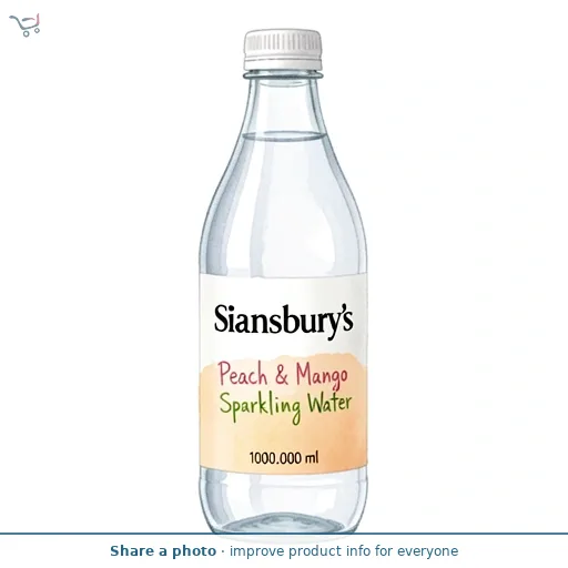 Sainsbury's Peach & Mango Sparkling Water 1L