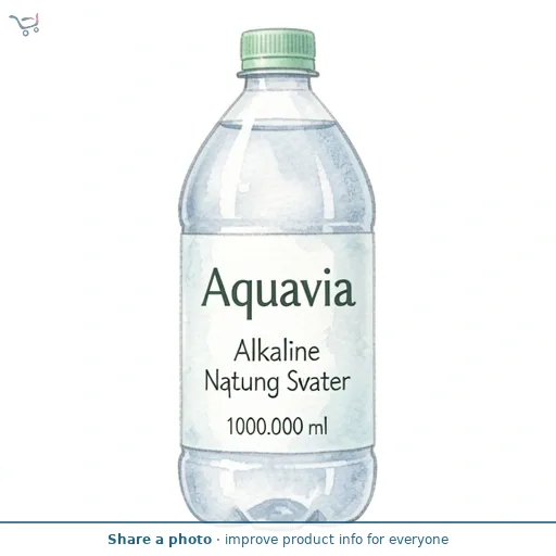 Aquavia Alkaline Natural Spring Water 1L