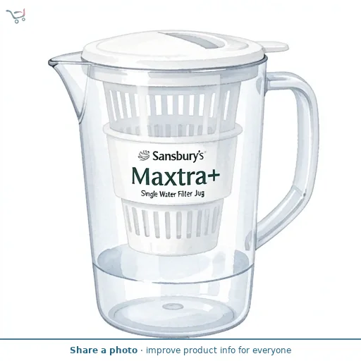 Sainsbury's Home Maxtra+ Single Water Filter Jug