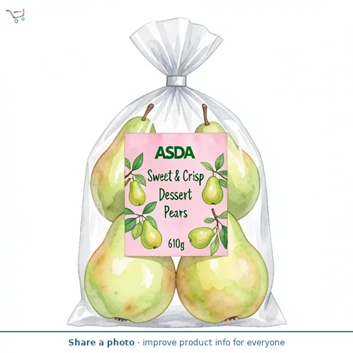 ASDA Sweet & Crisp Dessert Pears 610g