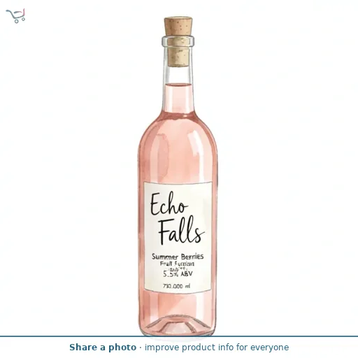 Echo Falls Summer Berries Fruit Fusion Rose Wine 5.5% ABV 75cl