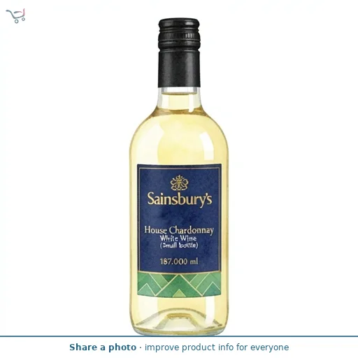 Sainsbury's House Chardonnay White Wine (Small bottle) 18.7cl