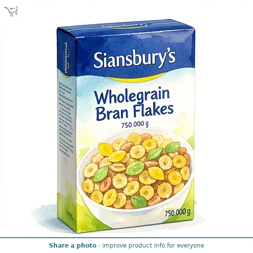 Sainsbury's Wholegrain Bran Flakes 750g