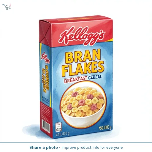 Kellogg's Bran Flakes Breakfast Cereal 750g
