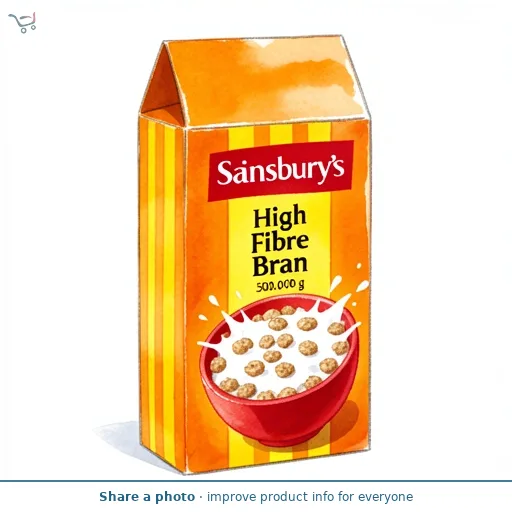 Sainsbury's High Fibre Bran 500g