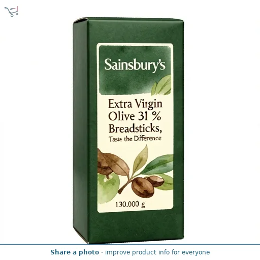 Sainsbury's Extra Virgin Olive Oil 3% Breadsticks, Taste the Difference 130g