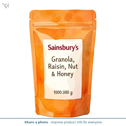 Sainsbury's Granola, Raisin, Nut & Honey 1kg