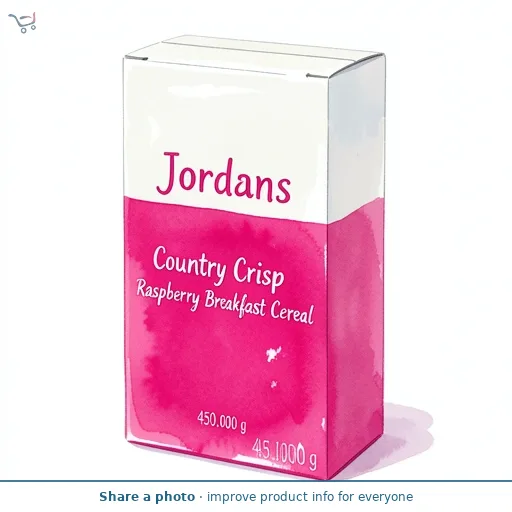 Jordans Country Crisp Raspberry Breakfast Cereal 450g