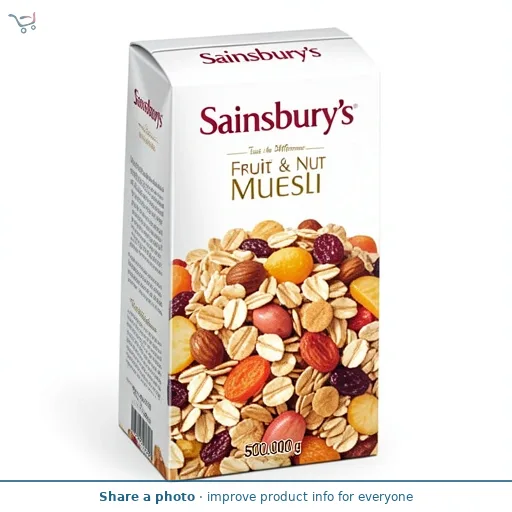 Sainsbury's Fruit & Nut Muesli, Taste the Difference 500g