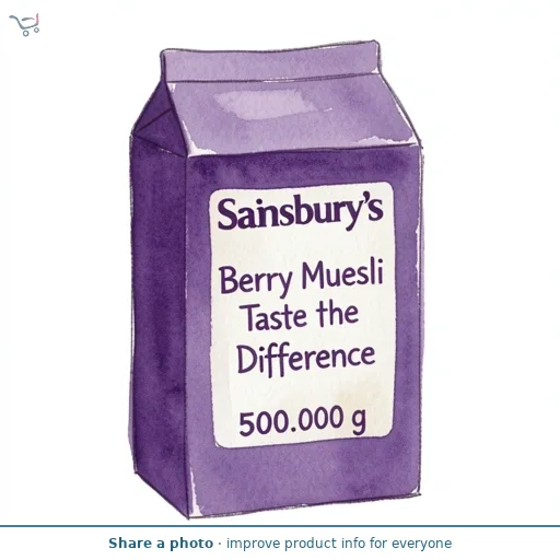 Sainsbury's Berry Muesli, Taste the Difference 500g