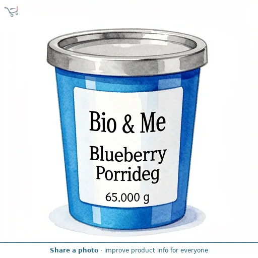 Bio & Me Blueberry Protein Porridge 65g