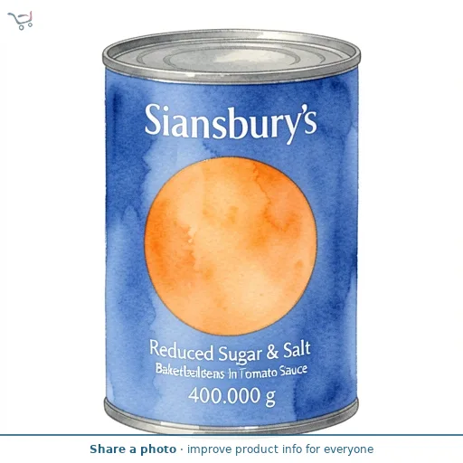 Sainsbury's Reduced Sugar & Salt Baked Beans In Tomato Sauce 400g