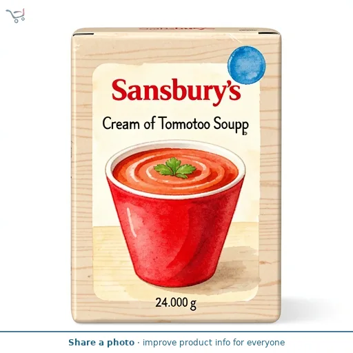 Sainsbury's Cream of Tomato Soup in a Cup x5 24g