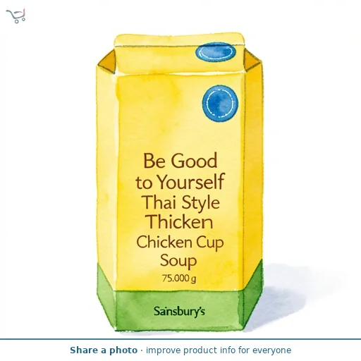 Sainsbury's Be Good to Yourself Thai Style Chicken Cup Soup 5x15g