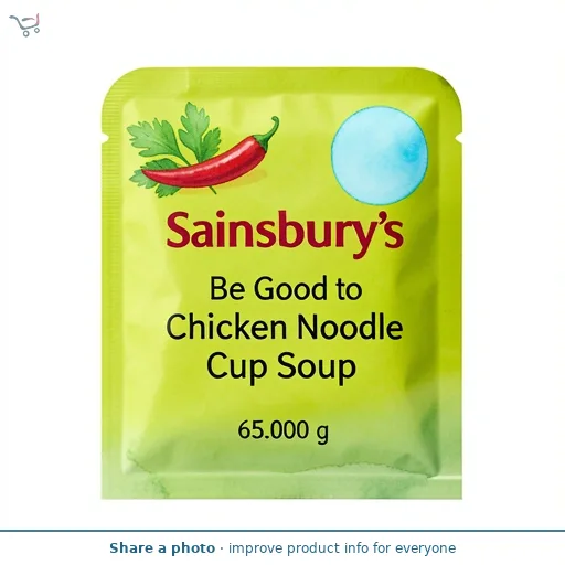 Sainsbury's Be Good to Yourself Chicken Noodle Cup Soup 5x13g