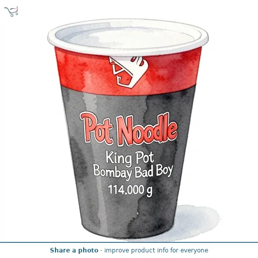 Pot Noodle King Pot Bombay Bad Boy 114g