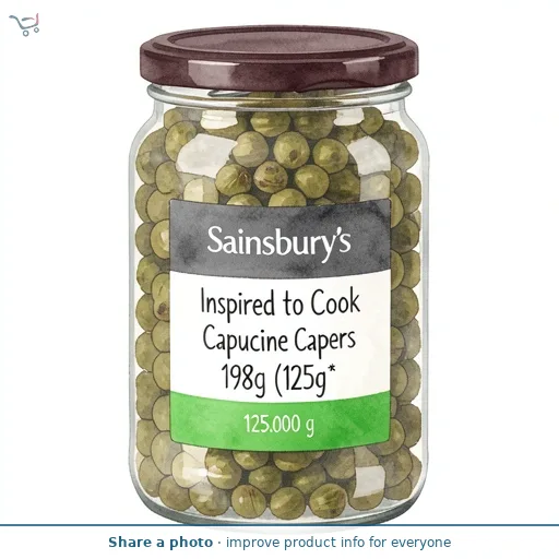 Sainsbury's Inspired to Cook Capucine Capers 198g (125g*)