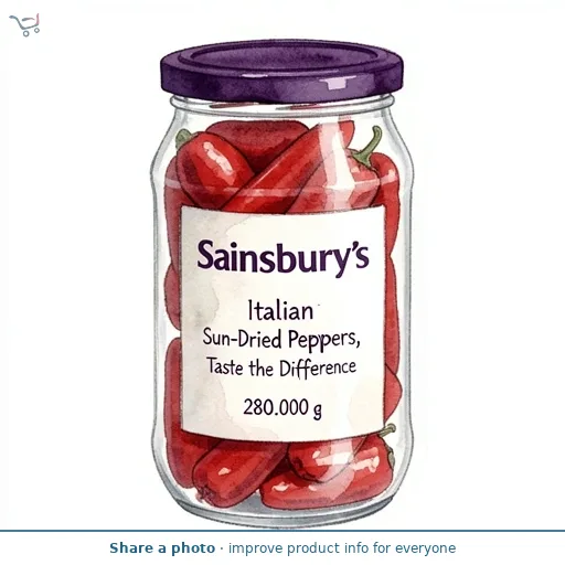 Sainsbury's Italian Sun-Dried Peppers, Taste the Difference 280g