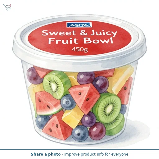 ASDA Sweet & Juicy Summer Fruit Bowl 450g