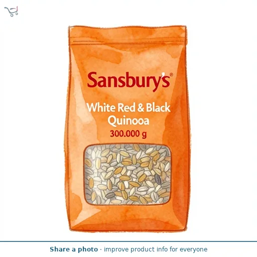 Sainsbury's White Red & Black Quinoa 300g
