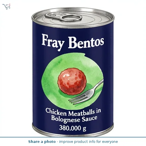 Fray Bentos Chicken Meatballs in Bolognese Sauce 380g