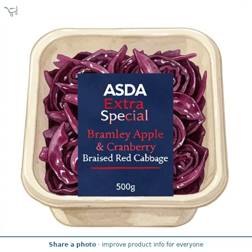 ASDA Extra Special Bramley Apple & Cranberry Braised Red Cabbage 500g