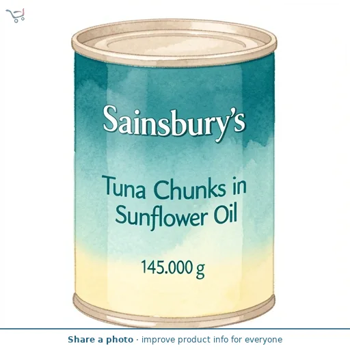 Sainsbury's Tuna Chunks in Sunflower Oil 145g