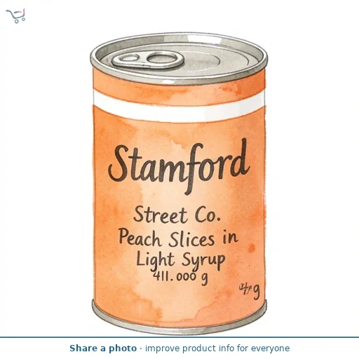 Stamford Street Co. Peach Slices in Light Syrup 411g