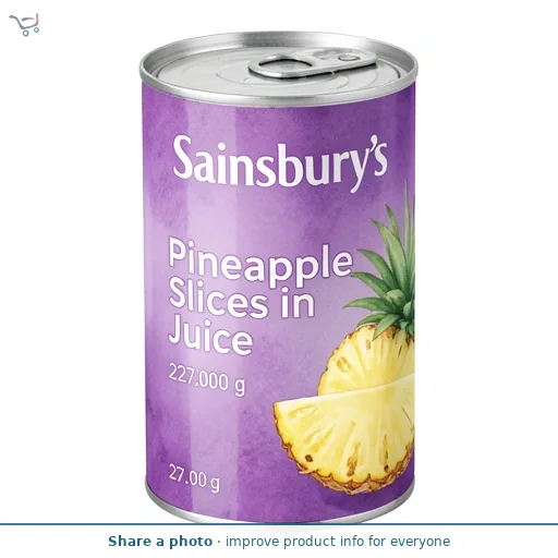 Sainsbury's Pineapple Slices in Juice 227g
