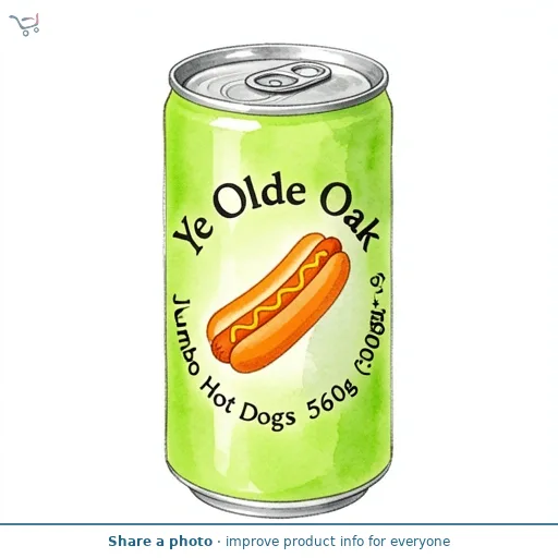 Ye Olde Oak Jumbo Hot Dogs 560g (300g*)