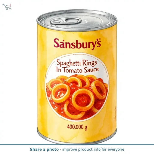Sainsbury's Spaghetti Rings In Tomato Sauce 400g