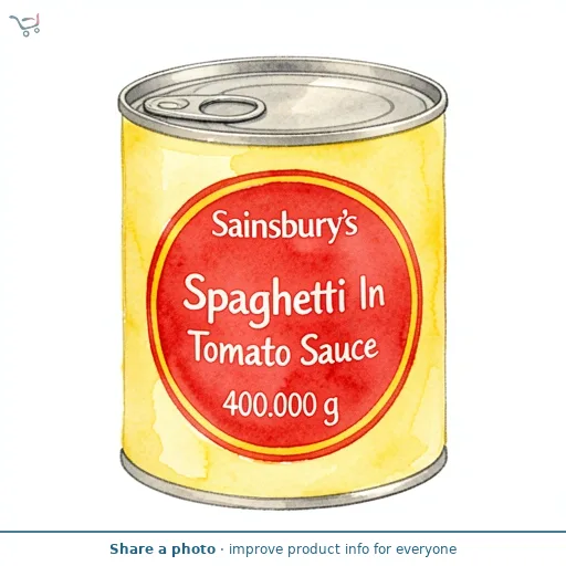 Sainsbury's Spaghetti In Tomato Sauce 400g