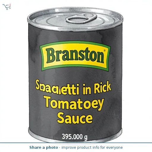 Branston Spaghetti in a Rich Thick Tomatoey Sauce 395g