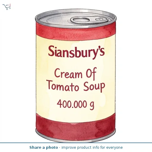 Sainsbury's Cream Of Tomato Soup 400g