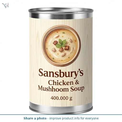 Sainsbury's Chicken & Mushroom Soup 400g