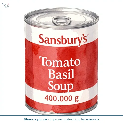 Sainsbury's Tomato & Basil Soup 400g