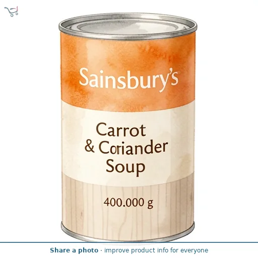 Sainsbury's Carrot & Coriander Soup 400g