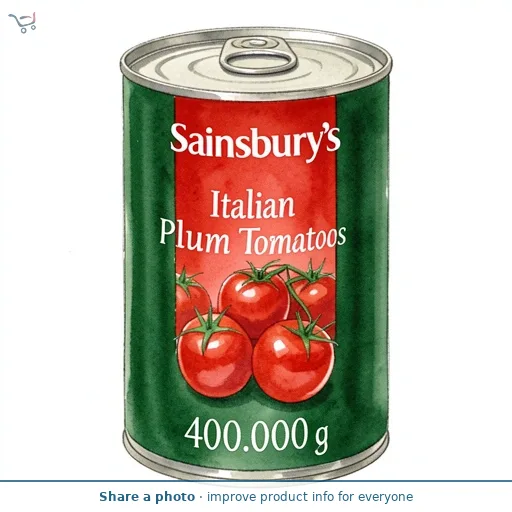 Sainsbury's Italian Plum Tomatoes 400g