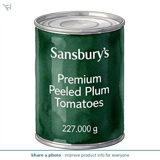Sainsbury's Premium Peeled Plum Tomatoes 227g