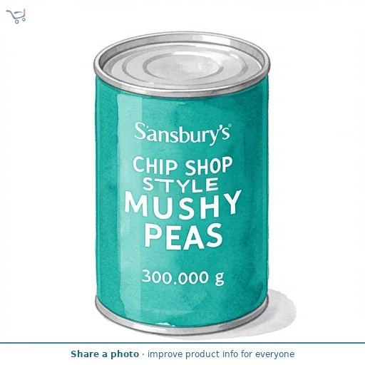 Sainsbury's Chip Shop Style Mushy Peas 300g