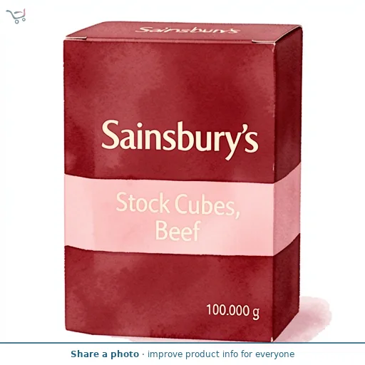 Sainsbury's Stock Cubes, Beef 10x10g